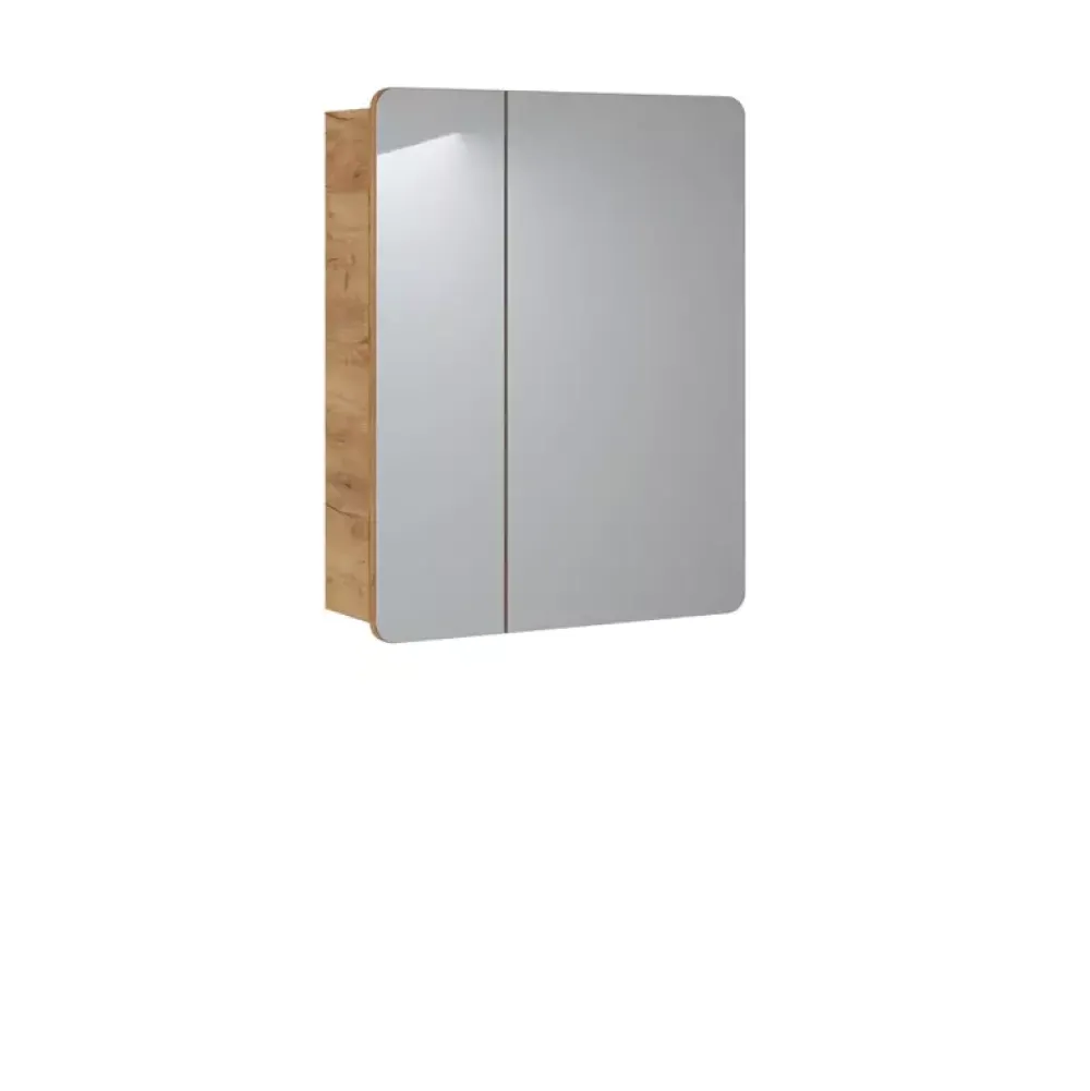 Meble Łazienkowe|Szafki Łazienkowe>COMAD Szafka łazienkowa wisząca z lustrem 60 cm AURELIO