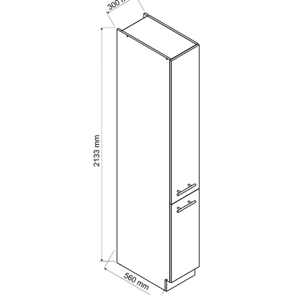 Meble Kuchenne>Stolkar Szafka cargo wysoka 30 cm ADELE