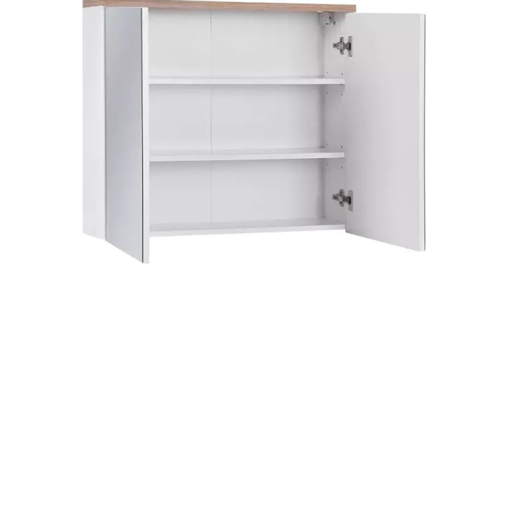 Meble Łazienkowe|Szafki Łazienkowe>COMAD Szafka do łazienki z lustrem 80 cm BARIO