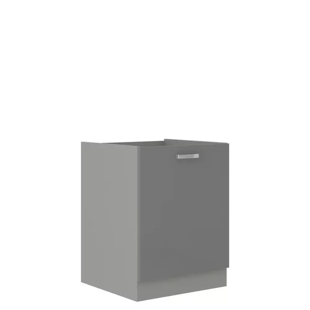 Meble Kuchenne>Lempert Szafka kuchenna dolna połysk 60 cm SILVER szary