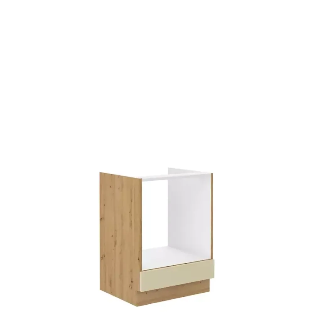 Meble Kuchenne>Lempert Szafka kuchenna pod zabudowę piekarnika Kremowy 60 cm AGATA