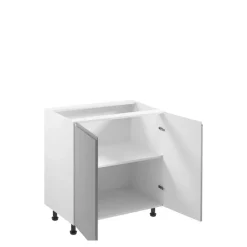 Meble Kuchenne>GAŁA MEBLE Szafka kuchenna stojąca 80 cm szara ACELSIO