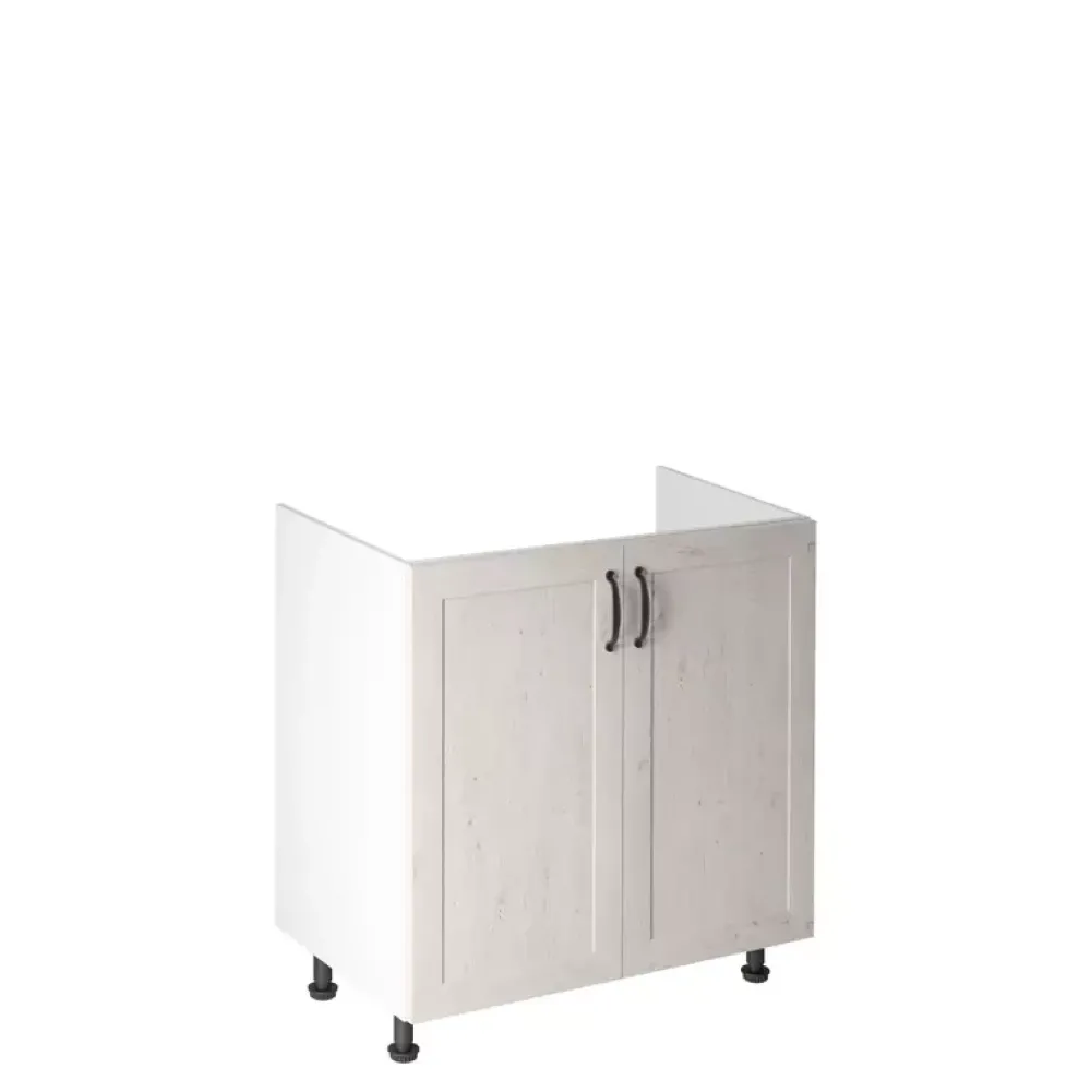 Meble Kuchenne>GAŁA MEBLE Szafka kuchenna stojąca pod zlew 80 cm dwudrzwiowa ROZANELI