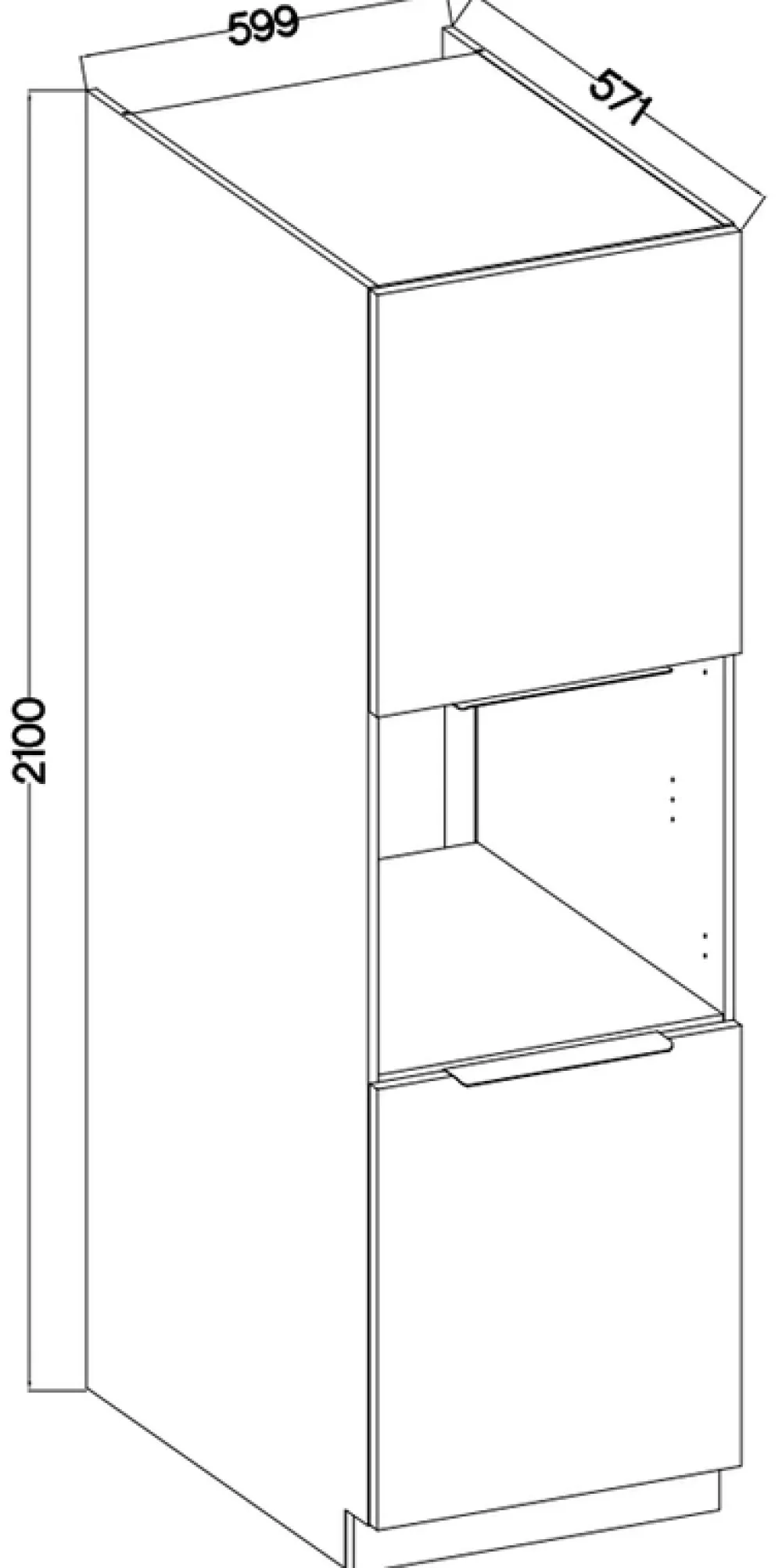 Meble Kuchenne>Lempert Szafka kuchenna stojąca pod piekarnika 60 cm ANES kaszmir