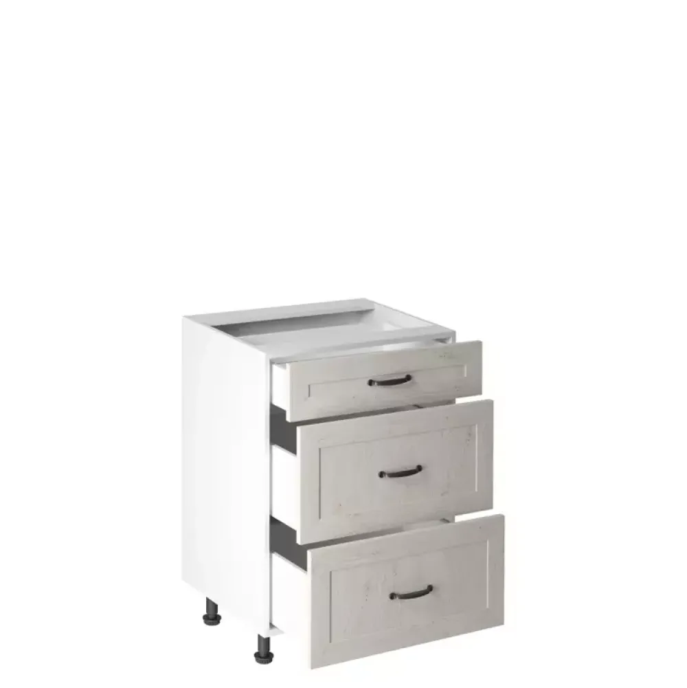 Meble Kuchenne>GAŁA MEBLE Szafka kuchenna stojąca z szufladami 60 cm ROZANELI