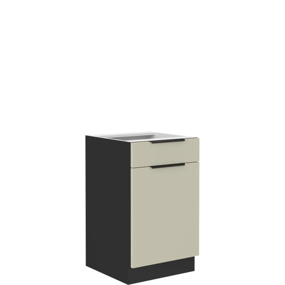 Meble Kuchenne>Lempert Szafka kuchenna stojąca z szufladą 50 cm ANES kaszmir