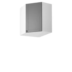 Meble Kuchenne>GAŁA MEBLE Szafka kuchenna wisząca narożna 60 cm szara LATERANI