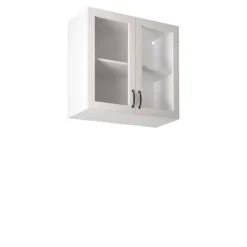 Meble Kuchenne>GAŁA MEBLE Szafka kuchenna wisząca przeszklona 80 cm ROZANELI