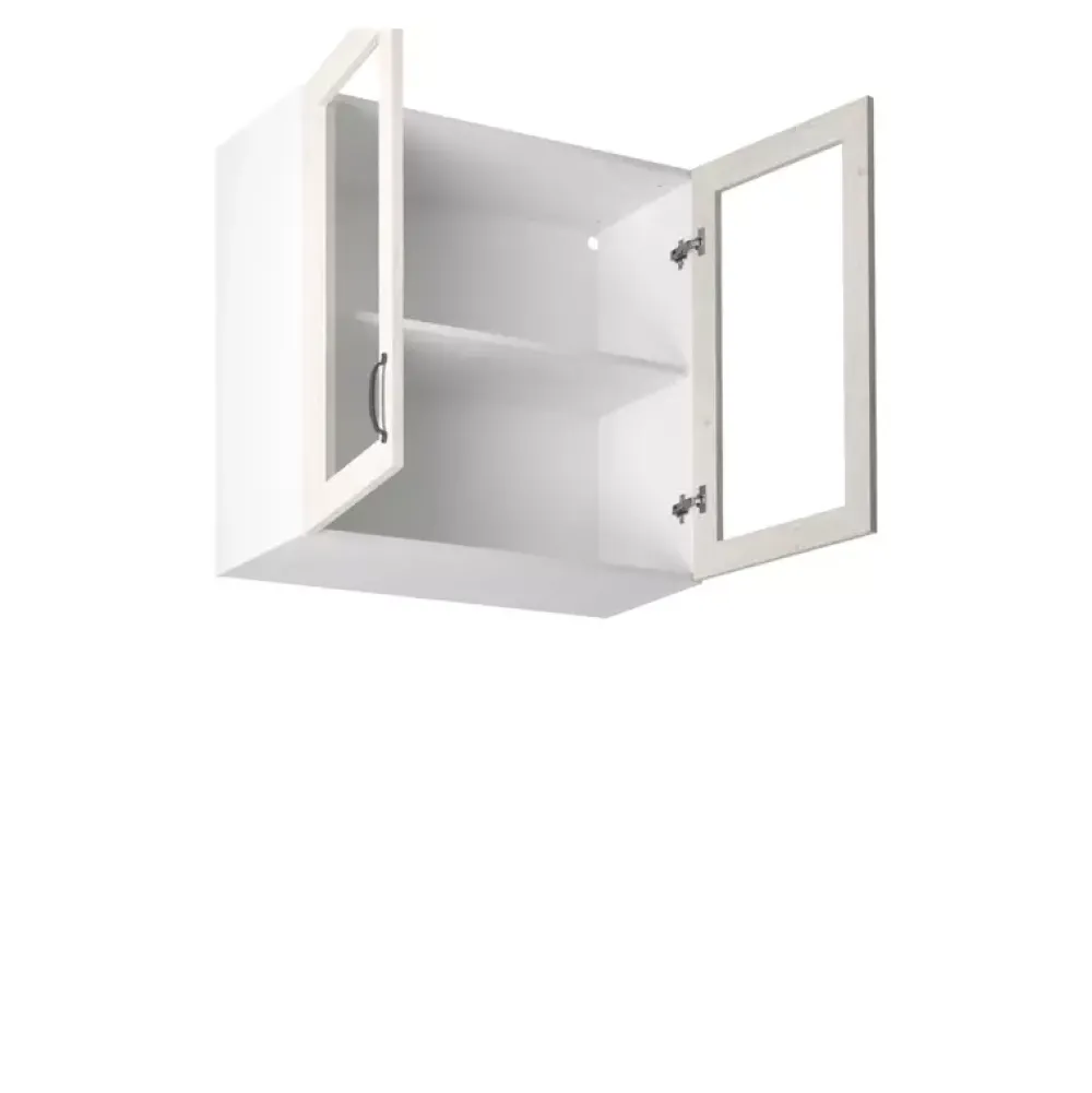 Meble Kuchenne>GAŁA MEBLE Szafka kuchenna wisząca przeszklona 80 cm ROZANELI