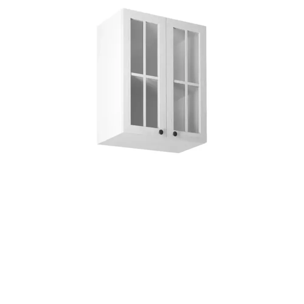 Meble Kuchenne>GAŁA MEBLE Szafka kuchenna wisząca przeszklona 60 cm PARCELIO