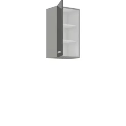 Meble Kuchenne>Lempert Szafka kuchenna wisząca połysk 60 cm SILVER szary