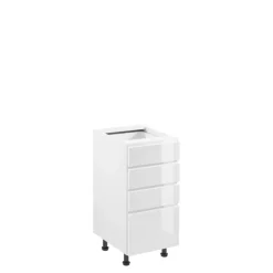 Meble Kuchenne>GAŁA MEBLE Szafka kuchenna z szufladami 40 cm biała ACELSIO biały