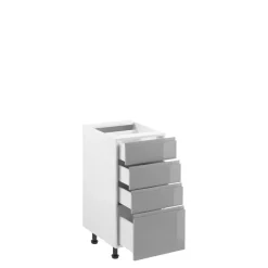 Meble Kuchenne>GAŁA MEBLE Szafka kuchenna z szufladami 40 cm biała ACELSIO biały