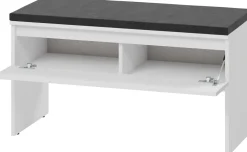 Szafki Na Buty|Garderoby>lenart. Szafka na buty z siedziskiem do przedpokoju SIMPLY 91 cm biały