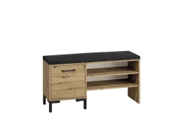 Szafki Na Buty|Zestawy Mebli Do Salonu>ML Meble Szafka na buty z siedziskiem do przedpokoju NEVIO dąb artisan.