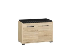 Szafki Na Buty>ML Meble Szafka na buty z siedziskiem 70 cm CARO dąb sonoma