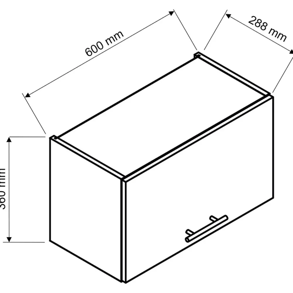 Meble Kuchenne>Stolkar Szafka nad okap 60 cm ADELE
