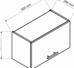 Meble Kuchenne>Stolkar Szafka nad okap 60 cm NATALIA