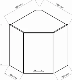 Meble Kuchenne>Stolkar Szafka narożna kuchenna CLARA