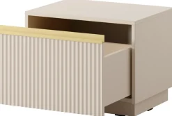 Zestawy Mebli Do Salonu|Szafki Nocne>PIASKI Szafka nocna 54 cm z szufladą do sypialni RAVO beż piaskowy