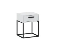 Szafki Nocne>INTER MEBLE Szafka nocna biała do sypialni COTTA z szufladą biały