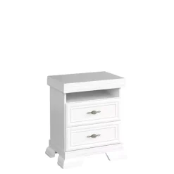 Zestawy Mebli Do Sypialni|Szafki Nocne>GAŁA MEBLE Szafka nocna biała KOLONIA sosna andersen