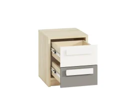 Zestawy Mebli Młodzieżowych|Szafki Nocne>ML Meble Szafka nocna do pokoju młodzieżowego z szufladami DROP