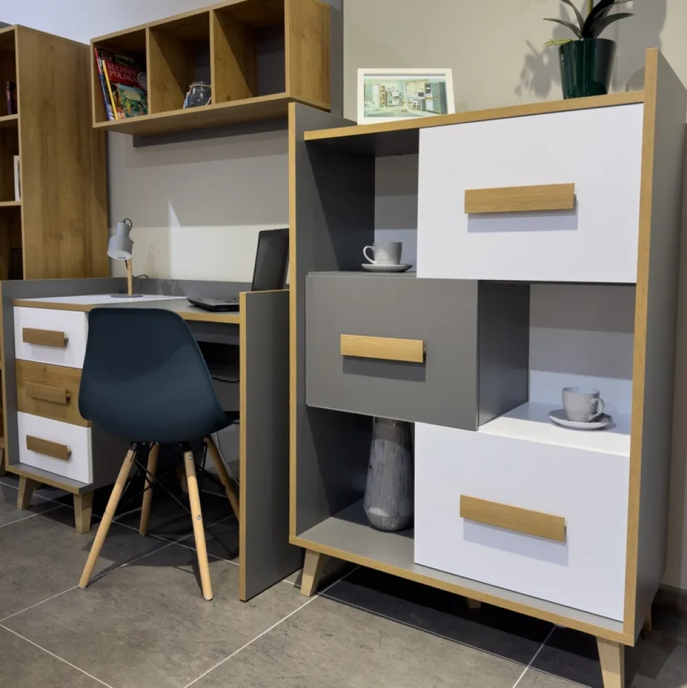 Zestawy Mebli Młodzieżowych>DOLMAR Szafka nocna do pokoju młodzieżowego z szufladą WARSAW