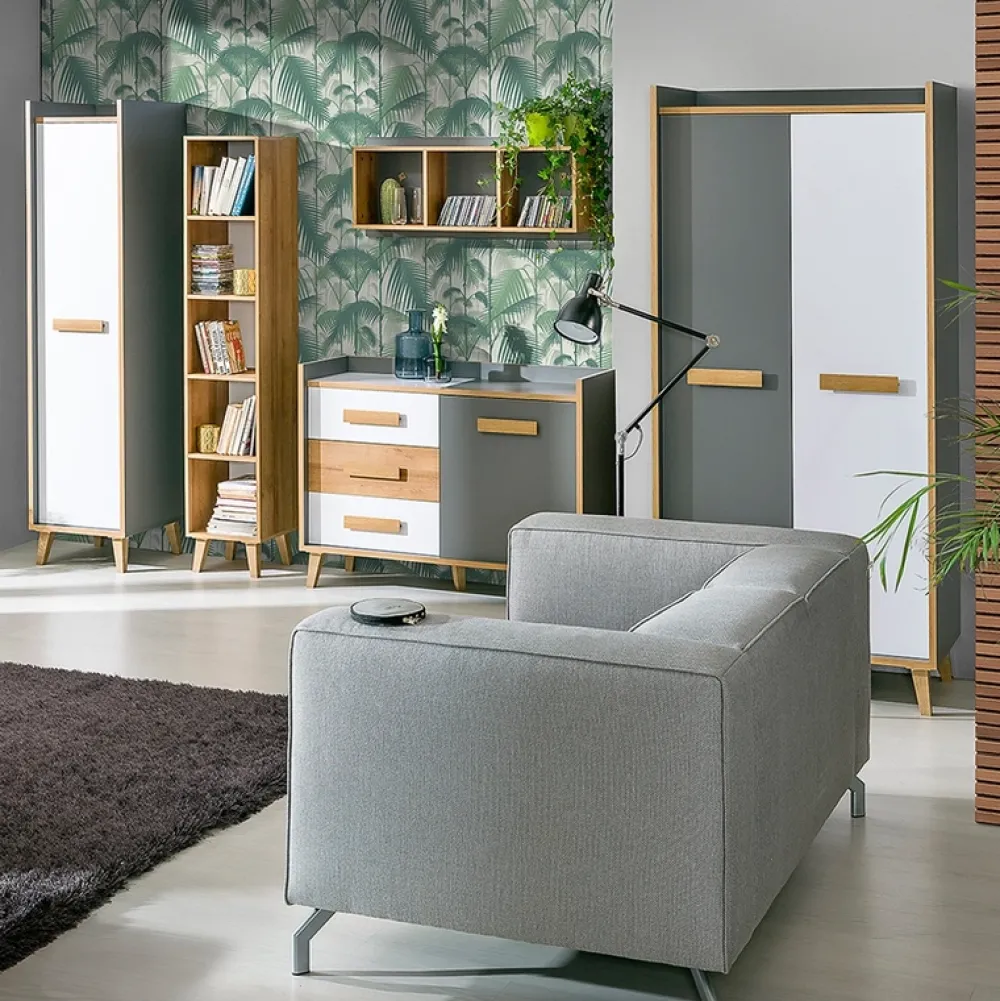 Zestawy Mebli Młodzieżowych>DOLMAR Szafka nocna do pokoju młodzieżowego z szufladą WARSAW