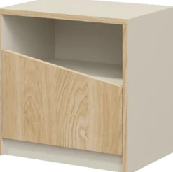 Zestawy Mebli Do Sypialni|Szafki Nocne>JUREK Szafka nocna do sypialni nowoczesna szary beż AMADEO