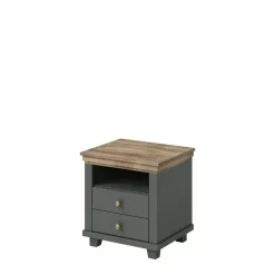Zestawy Mebli Do Sypialni|Szafki Nocne>Helvetia Szafka nocna do sypialni IVORIA zielony