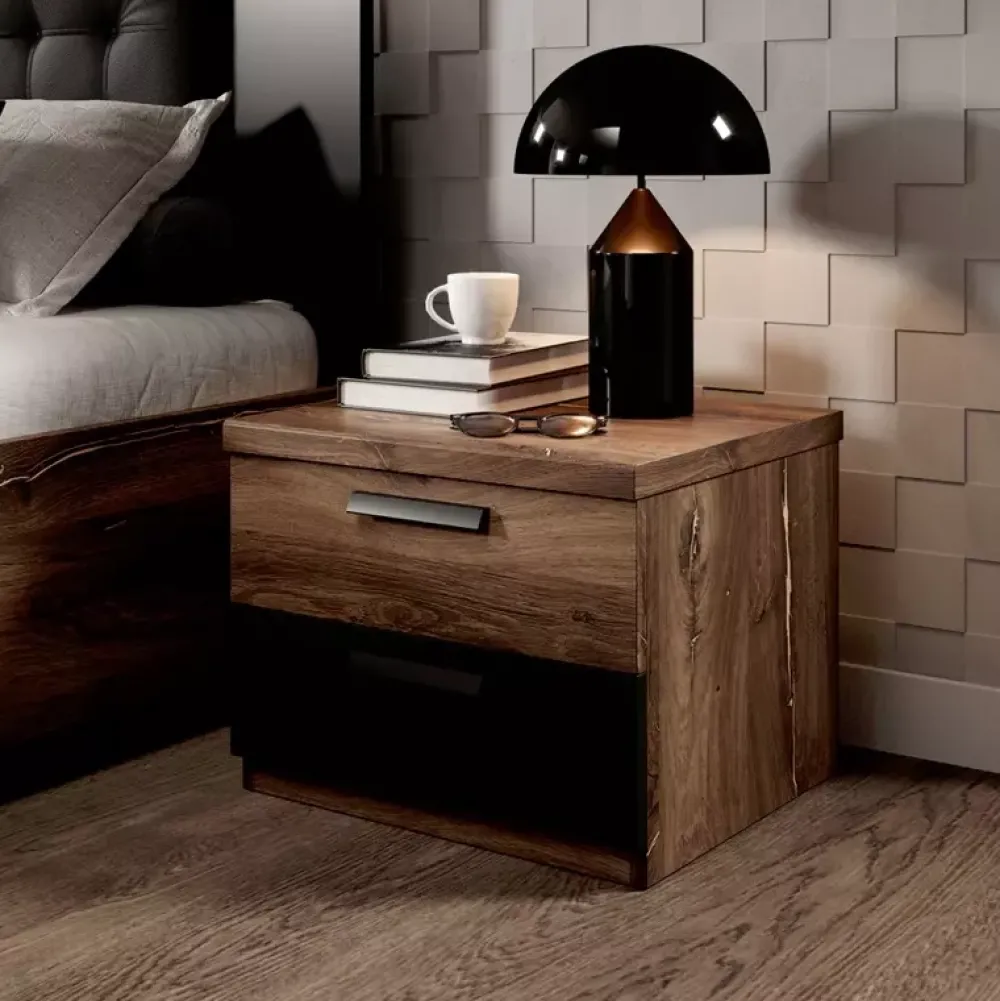 Meble Młodzieżowe|Zestawy Mebli Do Sypialni>Helvetia Szafka nocna do sypialni nowoczesna SAVRELO