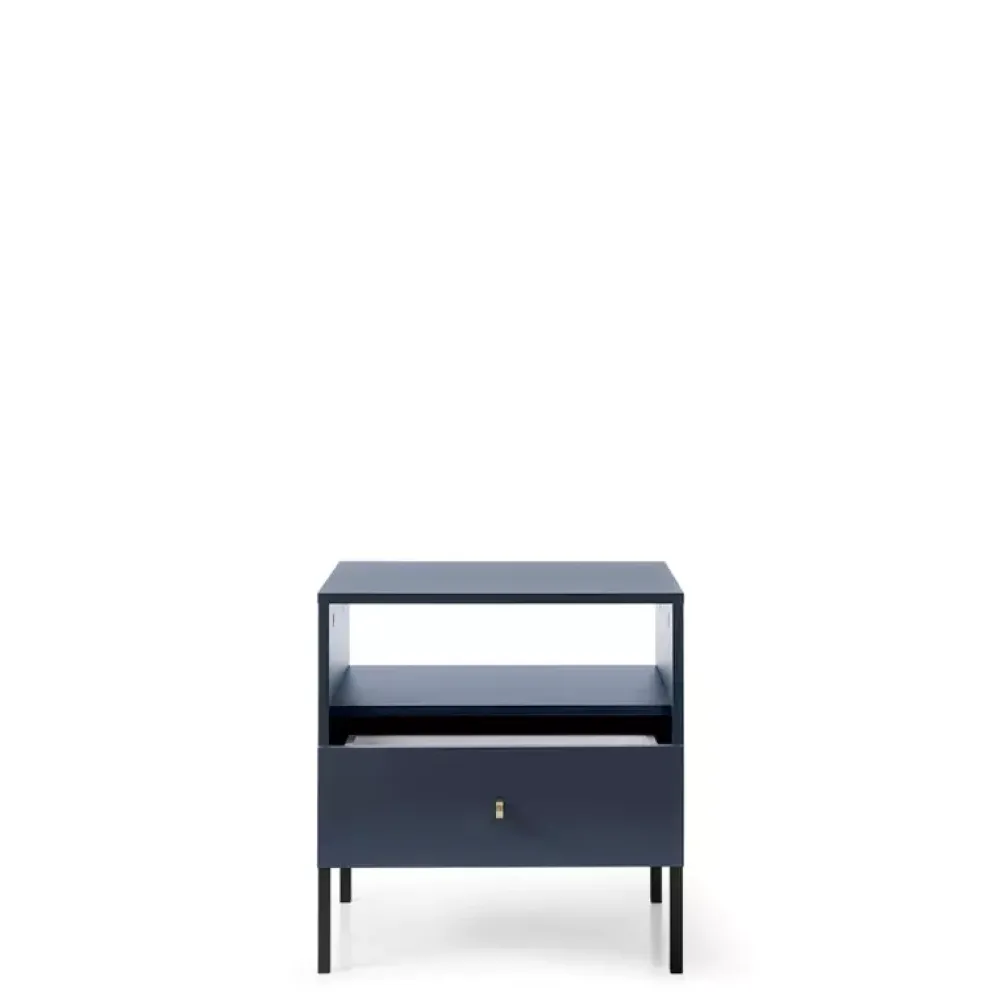 Szafki Nocne>PIASKI Szafka nocna granatowa MONTI granatowy