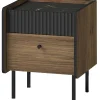 Szafki Nocne>DOLMAR Szafka nocna z dwoma szufladami 40 cm PINNACLE