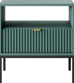 Szafki Nocne>PIASKI Szafka nocna z szufladą AVANTI glamour labrador