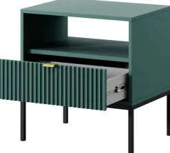 Szafki Nocne>PIASKI Szafka nocna z szufladą AVANTI glamour labrador