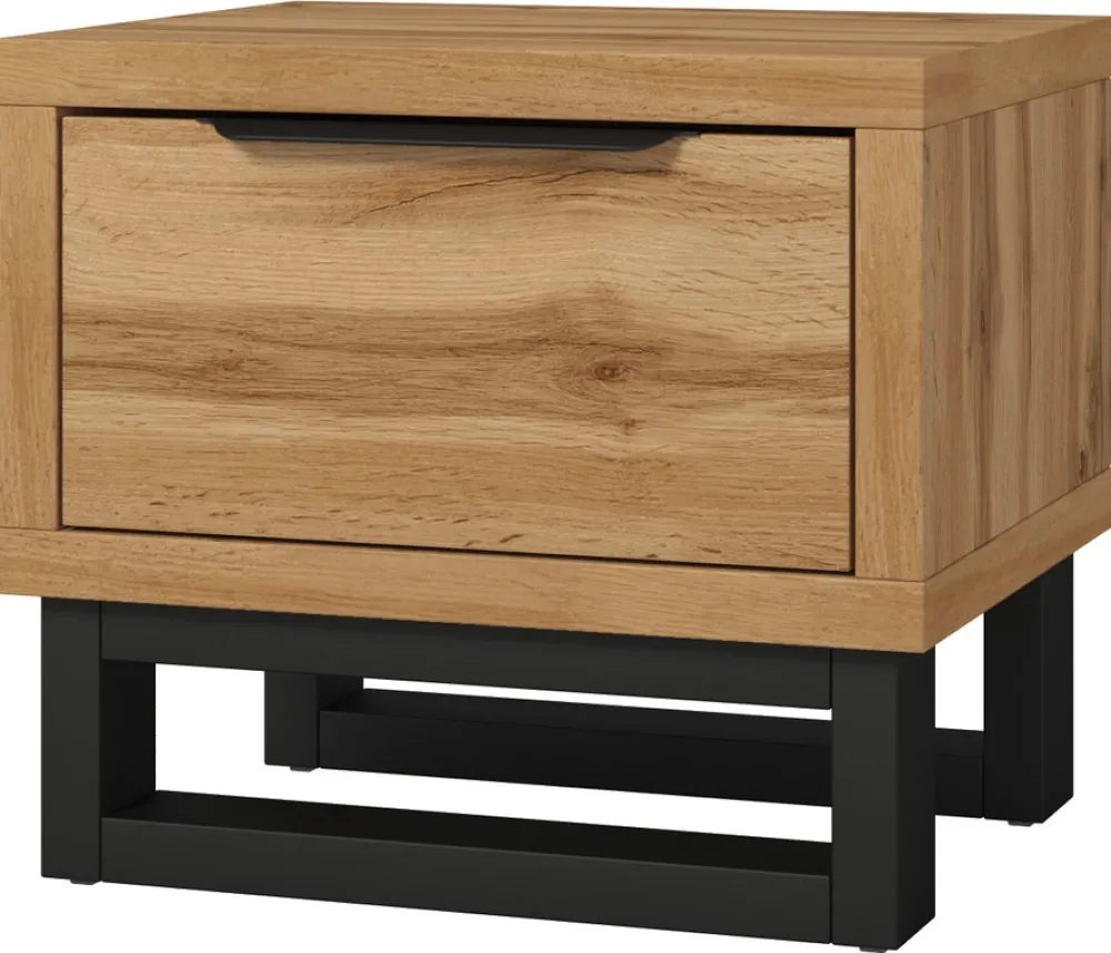 Meble Młodzieżowe|Zestawy Mebli Do Sypialni>Helvetia Szafka nocna z szufladą do sypialni 55 cm HALLE S