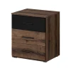 Zestawy Mebli Do Sypialni|Szafki Nocne>Helvetia Szafka nocna z szufladami 46 cm dąb monastery BETA