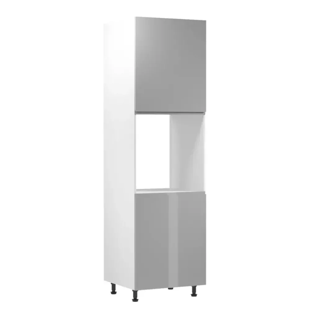 Meble Kuchenne>GAŁA MEBLE Szafka pod piekarnik szary połysk ACELSIO