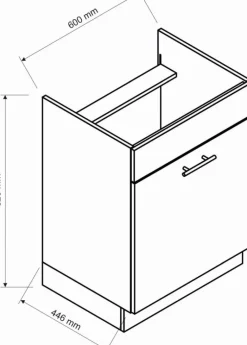 Meble Kuchenne>Stolkar Szafka pod płytę indukcyjną NATALIA