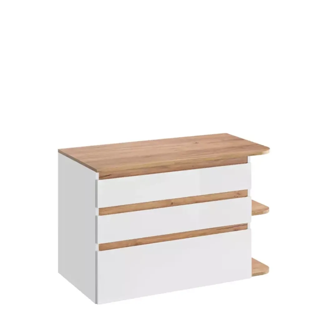 Meble Łazienkowe|Szafki Łazienkowe>COMAD Szafka pod umywalkę nablatową biała PELACCI