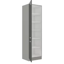 Meble Kuchenne>Lempert Szafka pod zabudowę lodówki 60 cm SILVER szary