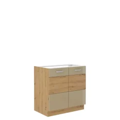 Meble Kuchenne>Lempert Szafka pod zlewozmywak Cappucino 80 cm AGATA