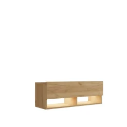 Zestawy Mebli Do Salonu|Szafki Rtv>BROMARKT Szafka RTV 105 cm dąb złoty QUAD dąb craft złoty