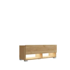 Zestawy Mebli Do Salonu|Szafki Rtv></noscript>BROMARKT Szafka RTV 105 cm dąb złoty QUAD dąb craft złoty