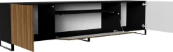 Szafki Rtv>Arton Szafka RTV 200 cm do salonu pod telewizor MAVIO ryflowana