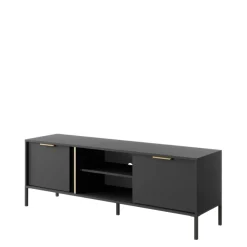 Szafki Rtv></noscript>LASKI Szafka RTV 153 cm LECCE antracyt