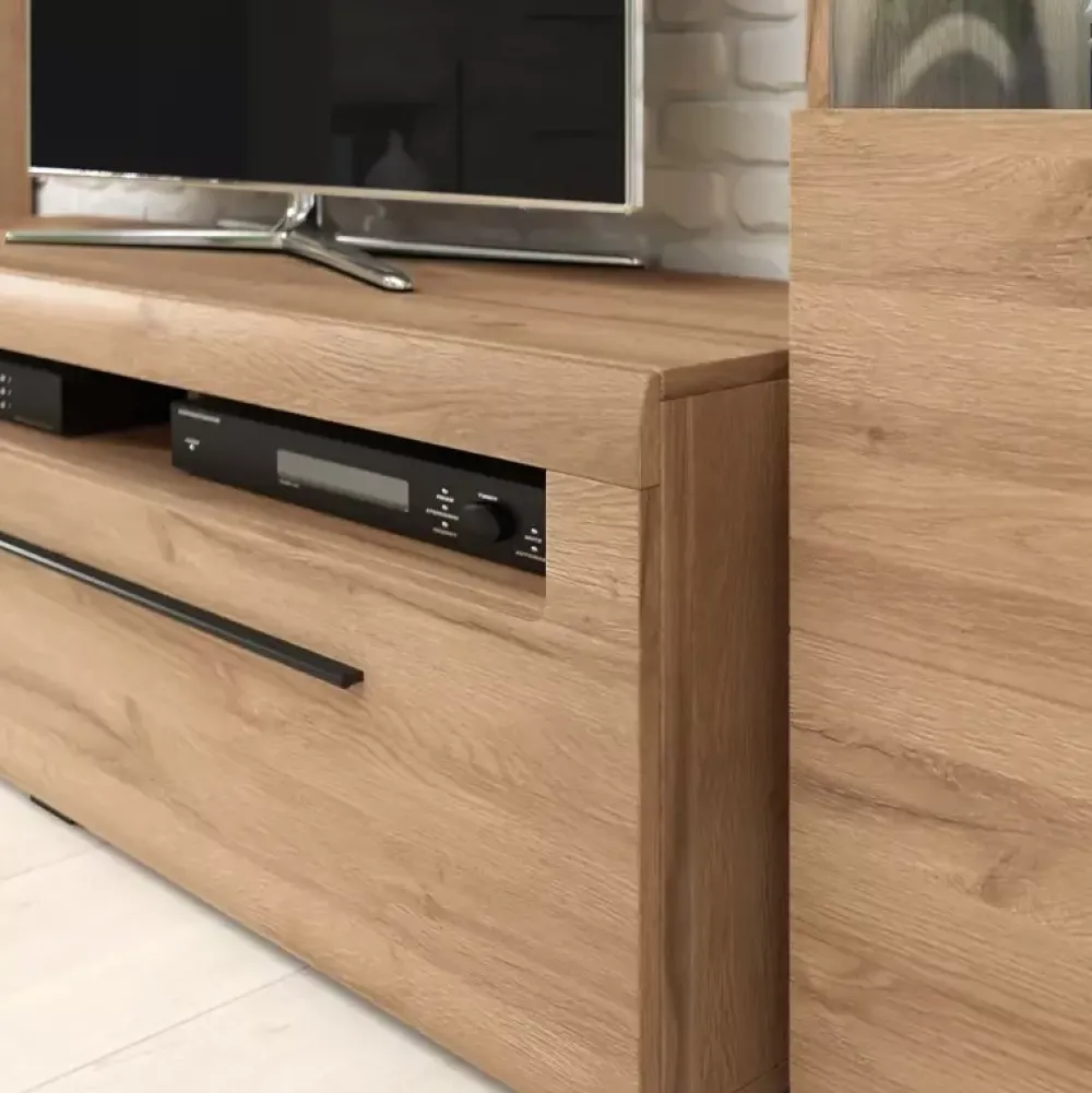 Szafki Rtv>Helvetia Szafka rtv 160 cm TELOS dąb grandson