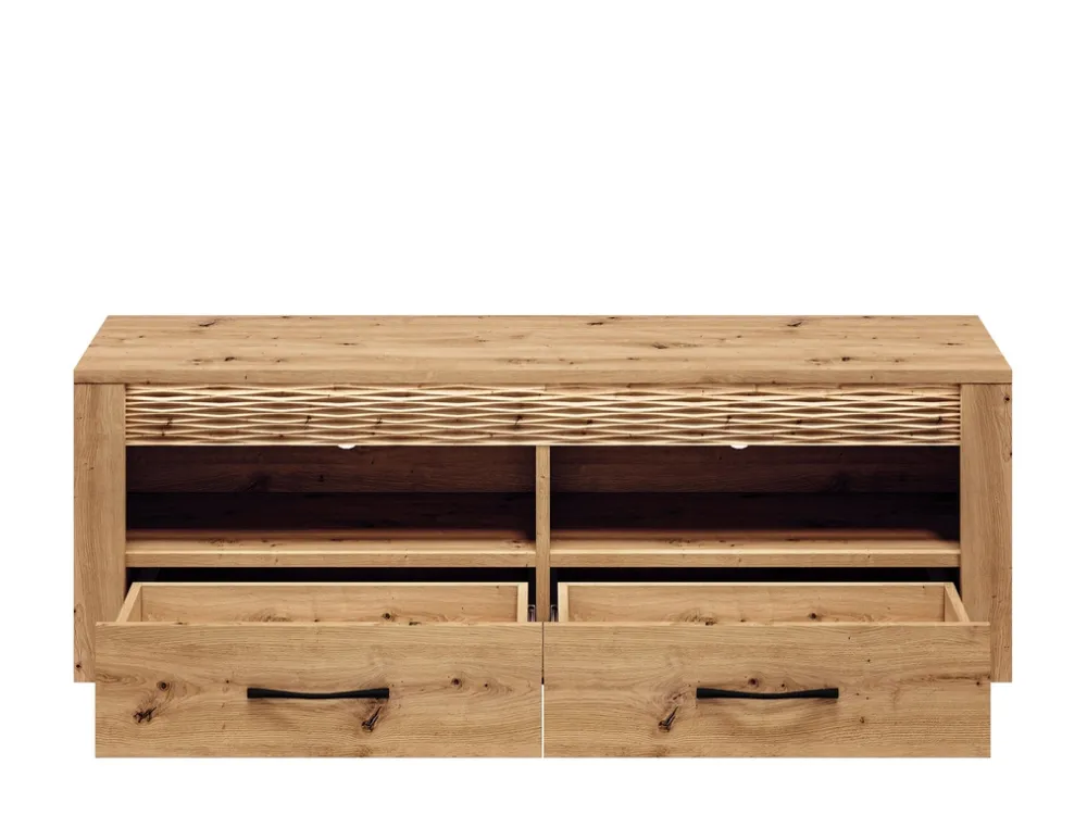 Szafki Rtv>ML Meble Szafka RTV 150 cm z szufladami ARTIS podświetlenie LED