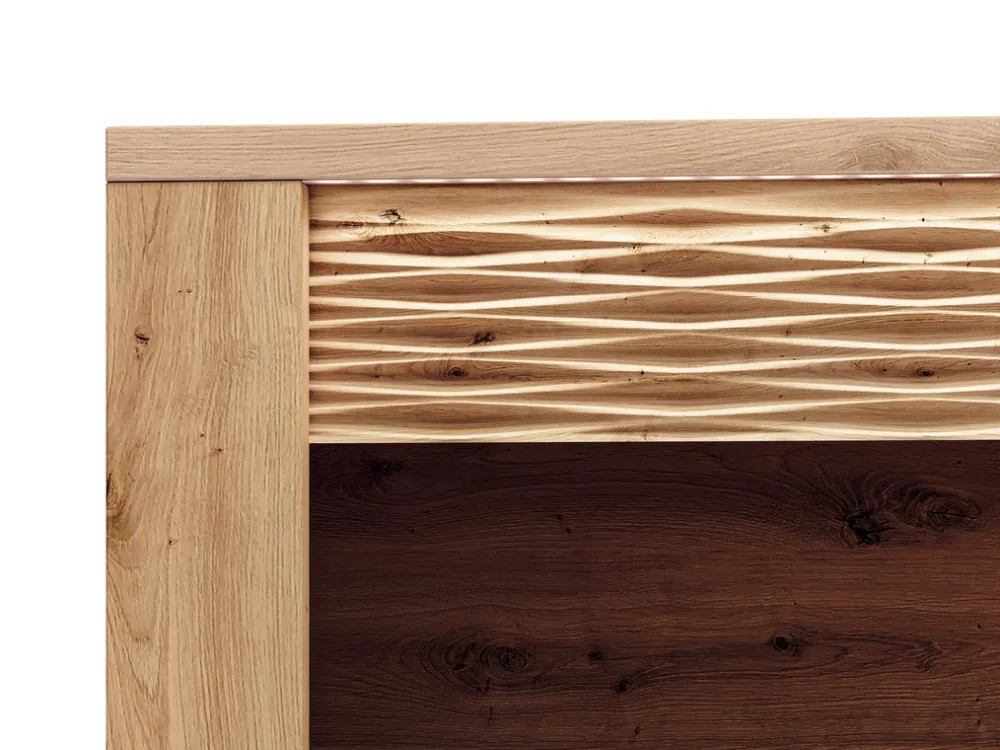 Szafki Rtv>ML Meble Szafka RTV 150 cm z szufladami ARTIS podświetlenie LED